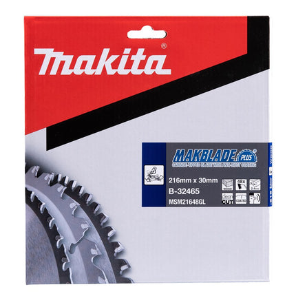 Afbeelding Makita zaagb q c 216x30x2,4 48t 5g B-32465