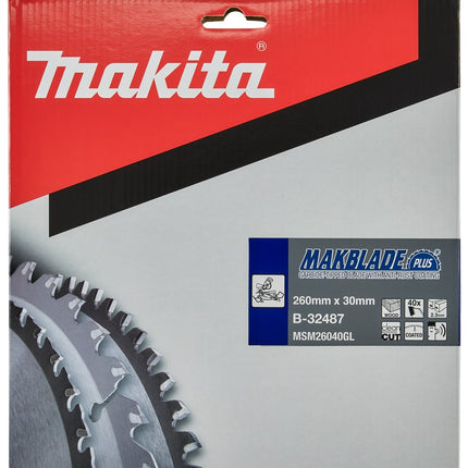 Afbeelding Makita zaagb hout 260x30x40t 5g B-32487