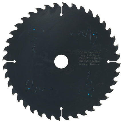 Afbeelding Makita zaagb hout 260x30x40t 5g B-32487