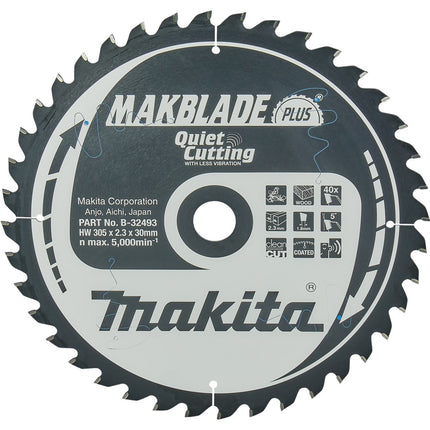 Afbeelding Makita zaagb q c 305x30x2,3 40t 5g B-32493