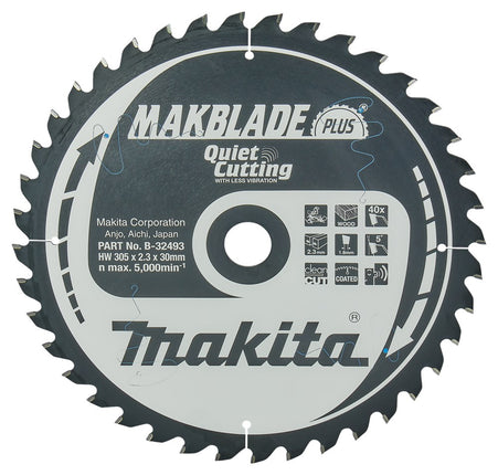 Afbeelding Makita zaagb q c 305x30x2,3 40t 5g B-32493