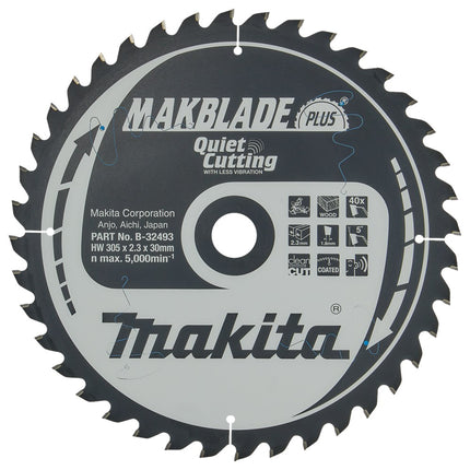 Afbeelding Makita zaagb q c 305x30x2,3 40t 5g B-32493