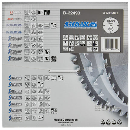 Afbeelding Makita zaagb q c 305x30x2,3 40t 5g B-32493
