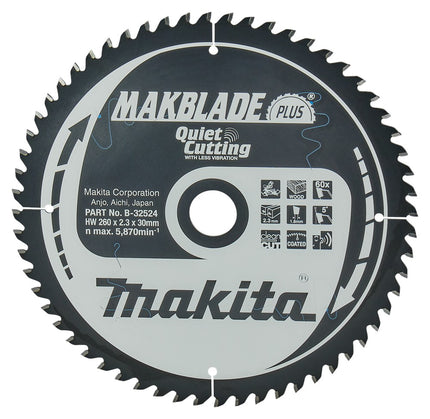 Afbeelding Makita zaagb. 260x30 60t B-32524