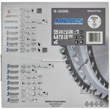 Afbeelding Makita zaagb q c 305x30x2,5 70t 0g B-32568