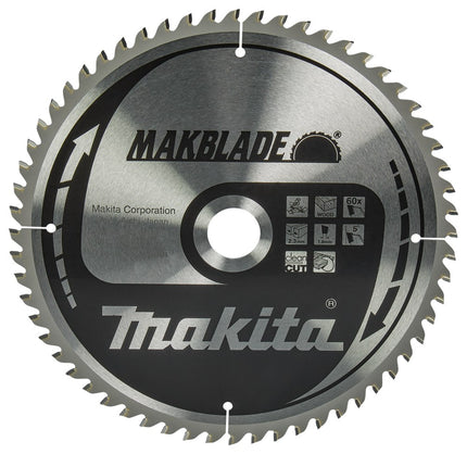 Afbeelding Makita zaagb hout 260x30x2,3 60t 5g B-32801