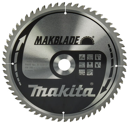 Afbeelding Makita zaagb hout 305x30x2,3 60t 5g B-32817