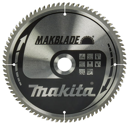 Afbeelding Makita zaagb hout 260x30x2,3 80t 5g B-32845