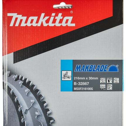 Afbeelding Makita zaagb hout 216x30x2,1 100t B-32867