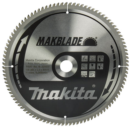 Afbeelding Makita zaagb hout 305x30x2,3 100t 5g B-32889