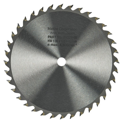 Afbeelding Makita zaagb hout 136x10x1,5 36t 18g B-32948