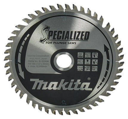 Afbeelding Makita zaagb inval 160x20x2,2 48t 8g B-32998