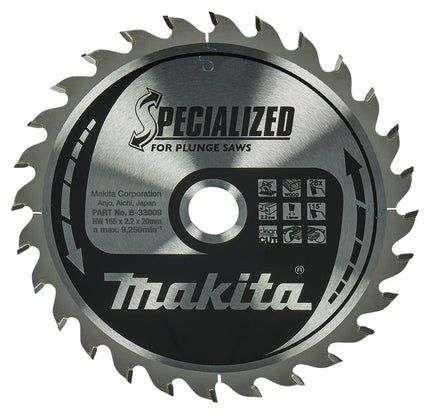 Afbeelding Makita zaagb inval 165x20x2,2 28t 23g B-33009