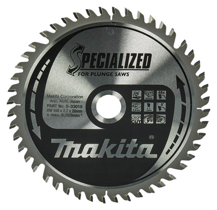 Afbeelding Makita zaagb inval 165x20x2,2 48t 8g B-33015