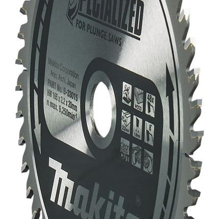 Afbeelding Makita zaagb inval 165x20x2,2 48t 8g B-33015