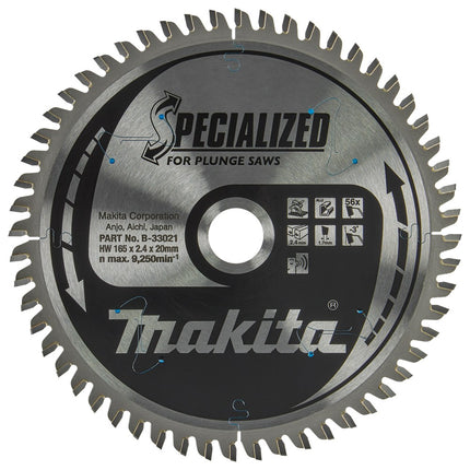 Afbeelding Makita zaagb alu 165x20x2,4 56t -3g B-33021