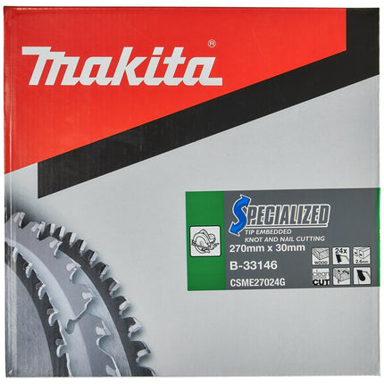 Afbeelding Makita zaagb tipe 270x30x2,6 24t 23g B-33146