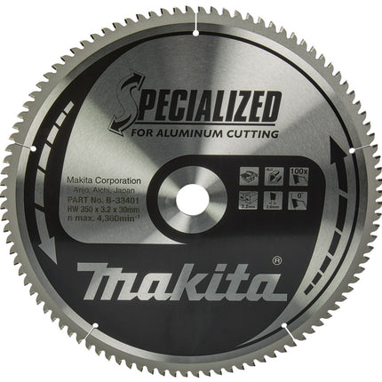 Afbeelding Makita zaagblad alu 350x3,2 108t B-33401