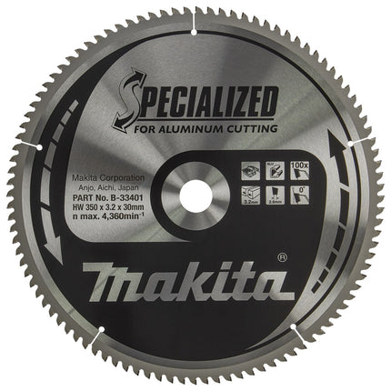 Afbeelding Makita zaagblad alu 350x3,2 108t B-33401
