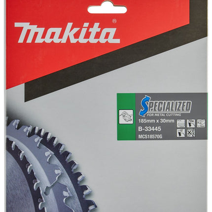 Afbeelding Makita zaagb met. 185x30x1,7 70t -10g B-33445