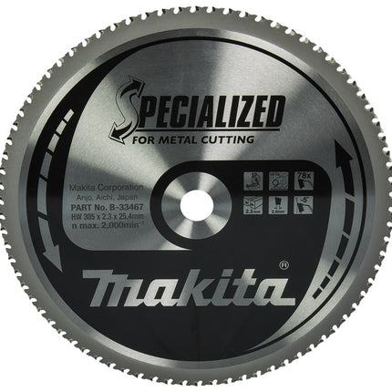 Afbeelding Makita zaagb met. 305x25,4x2,3 78t 0g B-33467