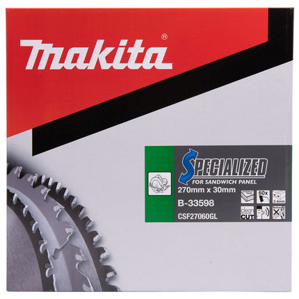 Afbeelding Makita zaagblad hm 270x30 60t sandw B-33598