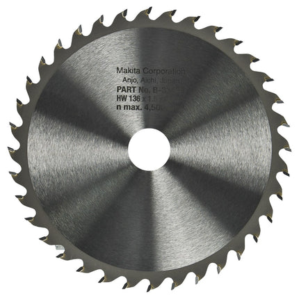 Afbeelding Makita zaagb 136x20x1,5 36t 18g B-33635