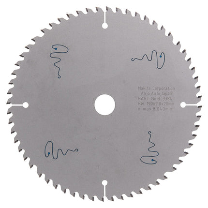 Afbeelding Makita zaagb lami 190x30x2,0 60t 20g B-33847