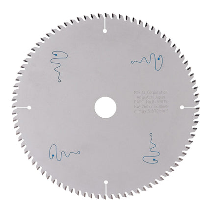 Afbeelding Makita zaagb laminaat260x30x2,5 84t5g B-33875