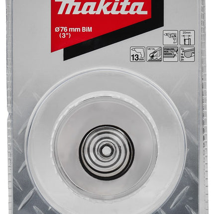 Afbeelding Makita gatzaag 76mm bim plaatstaal B-36049
