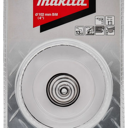 Afbeelding Makita gatzaag 102mm bim plaatstaal B-36099