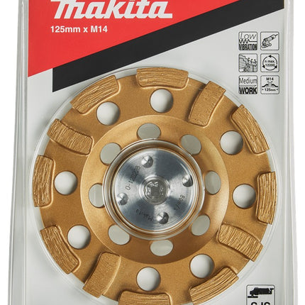 Afbeelding Makita komschijf diam segm 125mm m14 B-38560