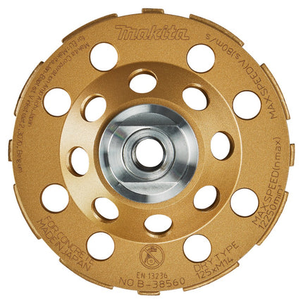 Afbeelding Makita komschijf diam segm 125mm m14 B-38560