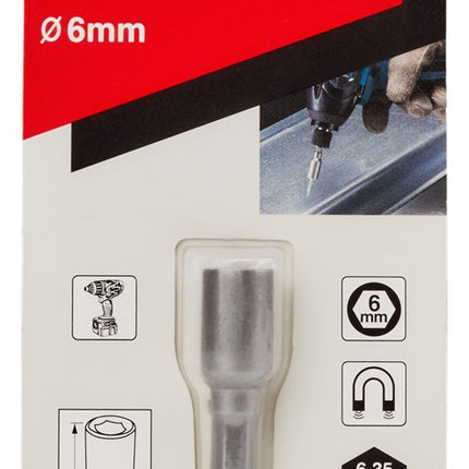 Afbeelding Makita dopsl 6x50mm 1/4 magn B-38912