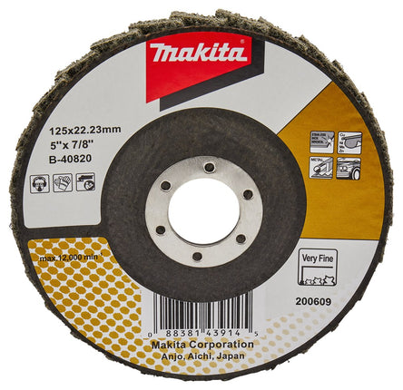 Afbeelding Makita schuursch. 125x22mm e-fijn B-40820