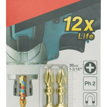 Afbeelding Makita xtt slagschroefbit ph2x30mm B-42195