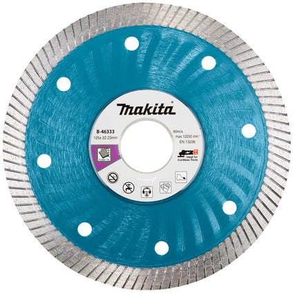 Afbeelding Makita diamantsch.125x22,2mm gesegm. B-46333