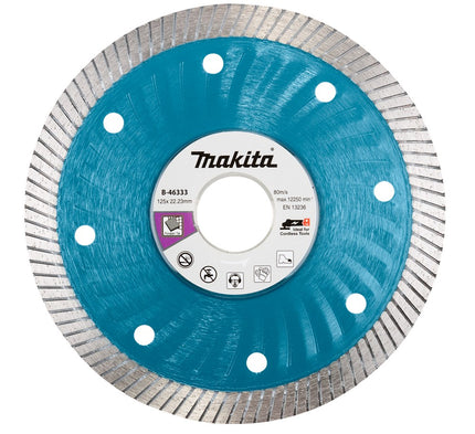 Afbeelding Makita diamantsch.125x22,2mm gesegm. B-46333