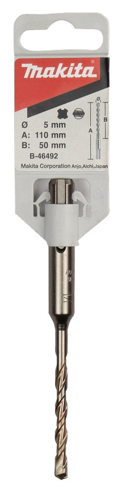 Afbeelding Makita p2s: sds-plus boor 5x110mm B-46492