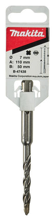 Afbeelding Makita p2s: sds-plus boor 7x110mm B-47438