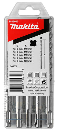 Afbeelding Makita p2s sds-plus 5/6/8x110 6/8x160 B-49052