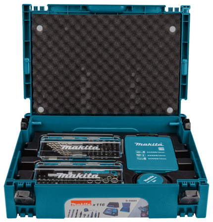 Afbeelding Makita boor-/bitset 116-delig mbox B-49884