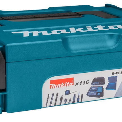 Afbeelding Makita boor-/bitset 116-delig mbox B-49884