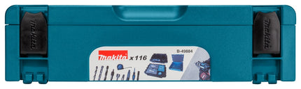 Afbeelding Makita boor-/bitset 116-delig mbox B-49884