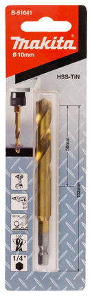 Afbeelding Makita metaalb hss-tin slags 10x102mm B-51041