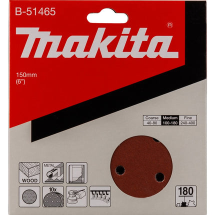 Afbeelding Makita schuurschijf k180 150mm B-51465