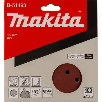 Afbeelding Makita schuurschijf k400 150mm B-51493