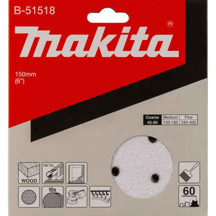 Afbeelding Makita schuurschijf k60 150mm B-51518