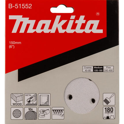 Afbeelding Makita schuurschijf k180 150mm B-51552
