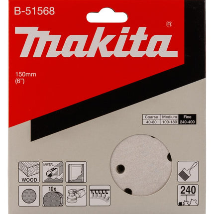 Afbeelding Makita schuurschijf k240 150mm B-51568